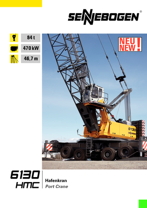 Pokretne dizalice - Rešetkasta grana Sennebogen 6130 HMC