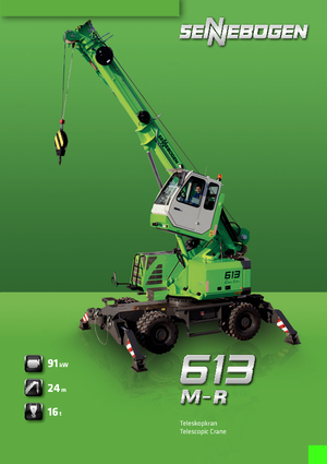 Pokretne dizalice - Teleskopska grana Sennebogen 613 M