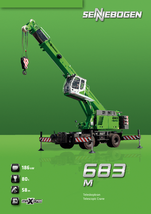 Pokretne dizalice - Teleskopska grana Sennebogen 683 M