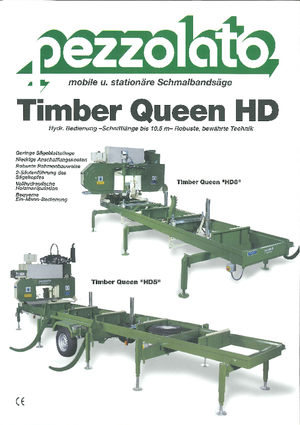 Mobilne pilane Pezzolato Timber Queen HD 7