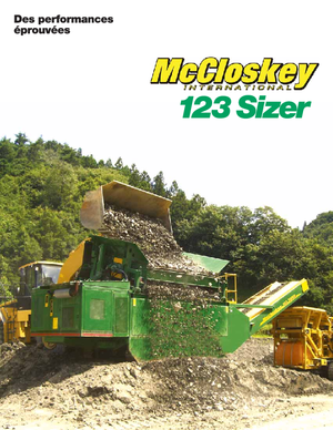 Pokretna postrojenja za prosijavanje McCloskey 123 Sizer