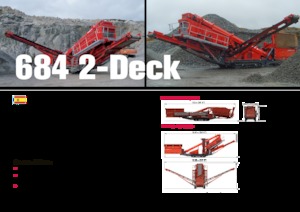 Pokretna postrojenja za prosijavanje Terex-Finlay 684 - 2 Deck