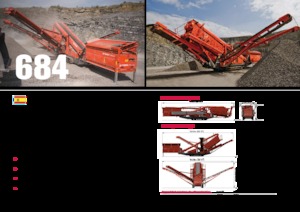 Pokretna postrojenja za prosijavanje Terex-Finlay 684 - 3 Deck