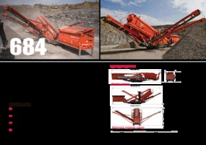 Pokretna postrojenja za prosijavanje Terex-Finlay 684 - 3 Deck