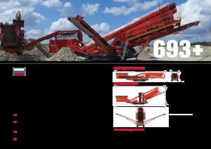 Pokretna postrojenja za prosijavanje Terex-Finlay 693+