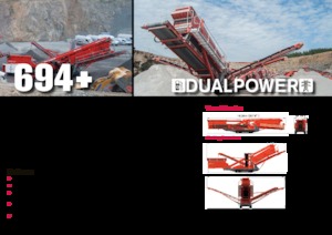 Pokretna postrojenja za prosijavanje Terex-Finlay 694+ Hybrid