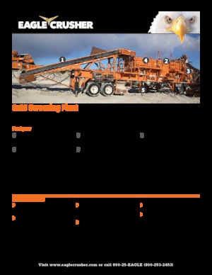Pokretna postrojenja za prosijavanje Eagle Crusher 6X20