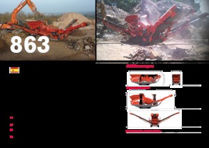 Pokretna postrojenja za prosijavanje Terex-Finlay 863+