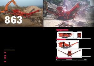 Pokretna postrojenja za prosijavanje Terex-Finlay 863+