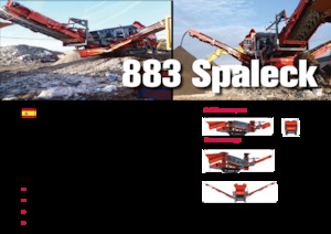 Pokretna postrojenja za prosijavanje Terex-Finlay 883+ Spaleck