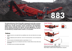 Pokretna postrojenja za prosijavanje Terex-Finlay 883 Reclaimer