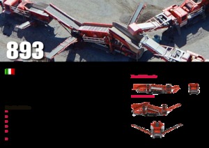 Pokretna postrojenja za prosijavanje Terex-Finlay 893