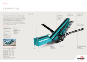 Pokretna postrojenja za prosijavanje Powerscreen Chieftain 2200