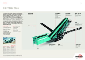 Pokretna postrojenja za prosijavanje Powerscreen Chieftain 2200