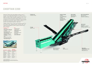 Pokretna postrojenja za prosijavanje Powerscreen Chieftain 2200