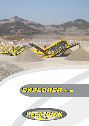 Pokretna postrojenja za prosijavanje Keestrack Explorer 1500