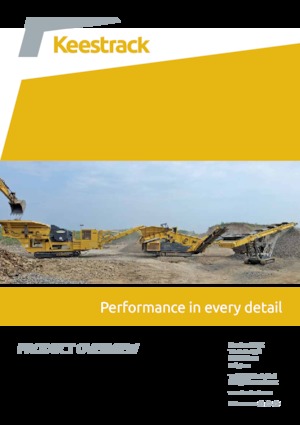 Pokretna postrojenja za prosijavanje Keestrack Combo 2712 T