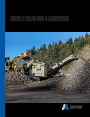 Pokretna postrojenja za prosijavanje Astec FT2618V