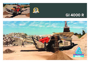 Pokretna postrojenja za prosijavanje Gasparin Gi 4000 R 