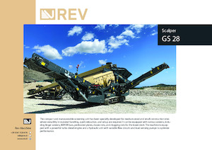 Pokretna postrojenja za prosijavanje REV GS 28