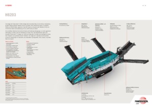 Pokretna postrojenja za prosijavanje Powerscreen H6203