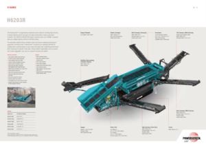 Pokretna postrojenja za prosijavanje Powerscreen H6203R