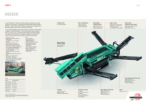 Pokretna postrojenja za prosijavanje Powerscreen H6203R