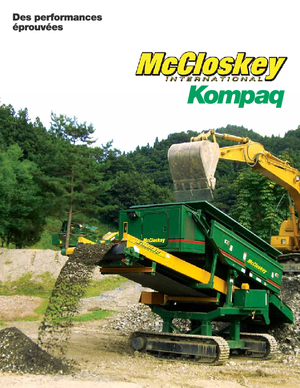 Pokretna postrojenja za prosijavanje McCloskey Kompaq