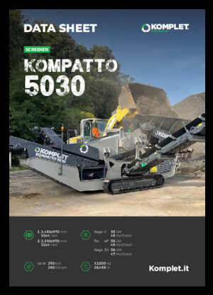 Pokretna postrojenja za prosijavanje Komplet KOMPATTO 5030