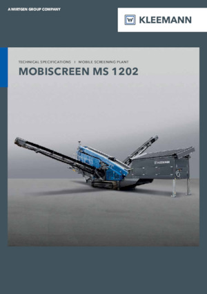 Pokretna postrojenja za prosijavanje Kleemann MS 1202