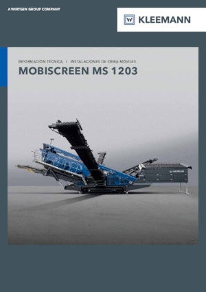 Pokretna postrojenja za prosijavanje Kleemann MS 1203