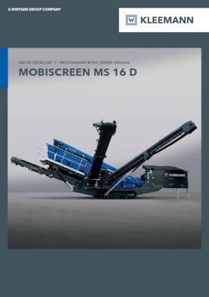 Pokretna postrojenja za prosijavanje Kleemann MS 16 D