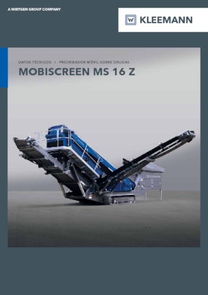 Pokretna postrojenja za prosijavanje Kleemann MS 16 Z