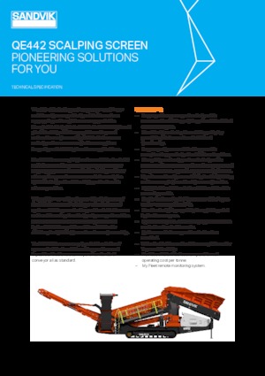 Pokretna postrojenja za prosijavanje Sandvik QE442 FFMS