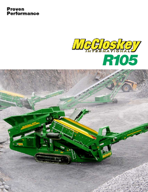 Pokretna postrojenja za prosijavanje McCloskey R105