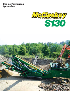 Pokretna postrojenja za prosijavanje McCloskey S130 3-Deck