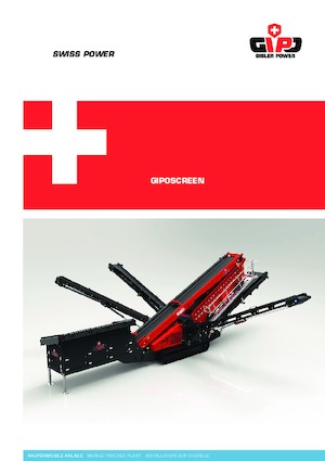 Pokretna postrojenja za prosijavanje Gipo GS 155/2