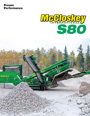 Pokretna postrojenja za prosijavanje McCloskey S80