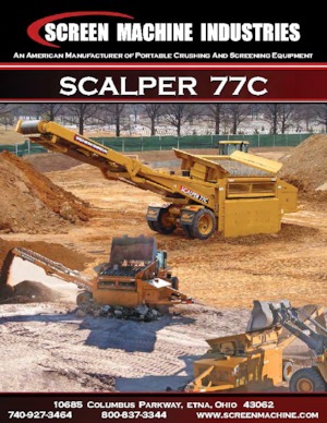 Pokretna postrojenja za prosijavanje Screen Machine Industries  Scalper 77C