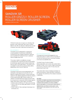 Pokretna postrojenja za prosijavanje Sandvik SR2131