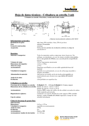 Pokretna postrojenja za prosijavanje Backers Sternsieb 3-mb