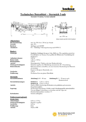 Pokretna postrojenja za prosijavanje Backers Sternsieb 3-mb