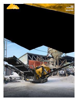 Pokretna postrojenja za prosijavanje IROCK  TS-409