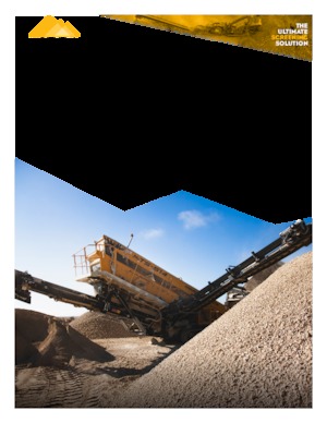 Pokretna postrojenja za prosijavanje IROCK  TS-514 TD