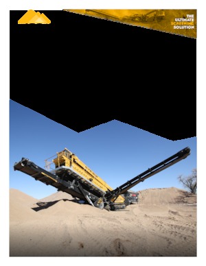 Pokretna postrojenja za prosijavanje IROCK  TS-520 TD