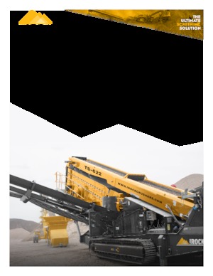 Pokretna postrojenja za prosijavanje IROCK  TS-622