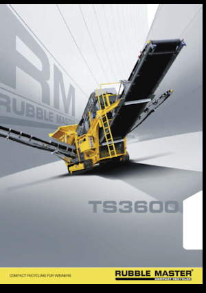 Pokretna postrojenja za prosijavanje Rubble Master TS3600
