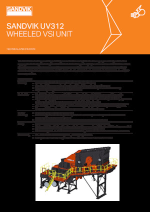 Pokretna postrojenja za prosijavanje Sandvik UV210 VSI