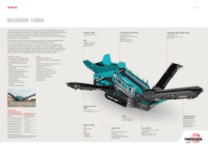 Pokretna postrojenja za prosijavanje Powerscreen Warrior 1400X