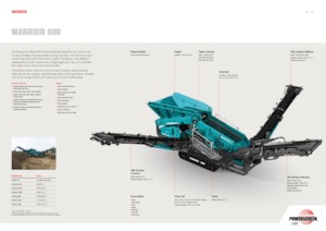 Pokretna postrojenja za prosijavanje Powerscreen WARRIOR 800